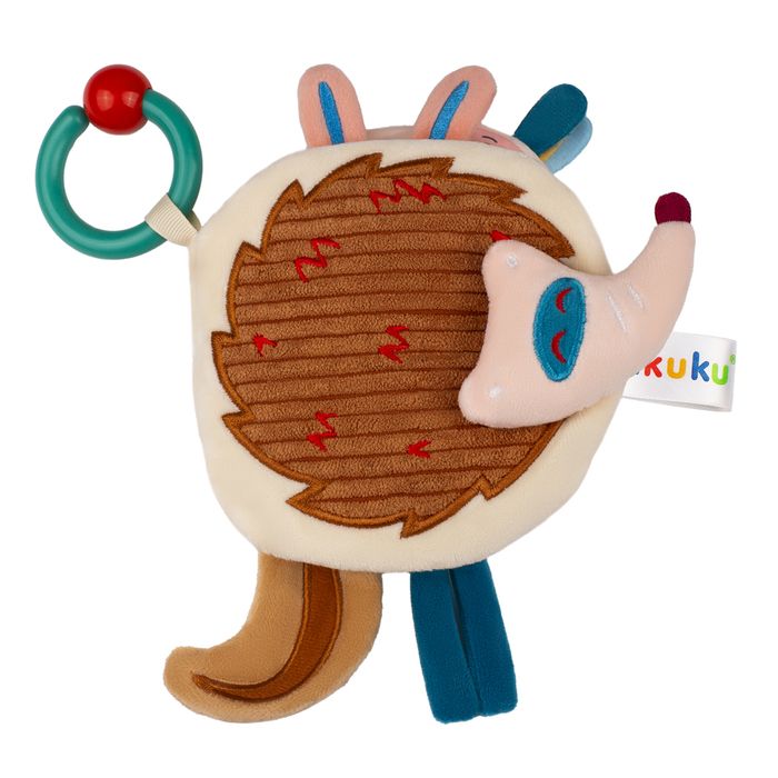 Libro Sensorial Erizo Akuku para Bebés - Juguete Educativo