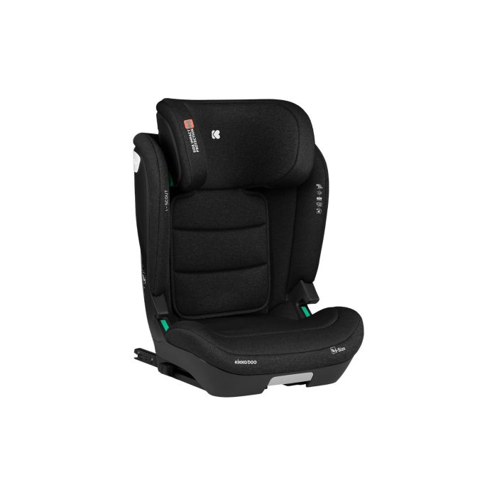 Silla de coche Kikkaboo i-Scout i-SIZE Negro para 100-150 cm