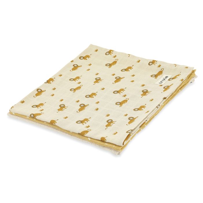 Toallas Muselina Trixie 3-Pack Lively Lion 55x55cm