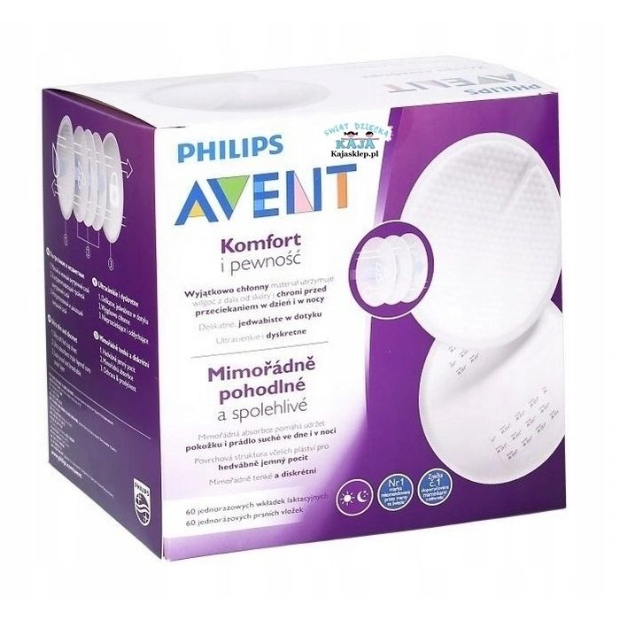 Discos de Lactancia Philips Avent SCF254/61 - 60 Piezas