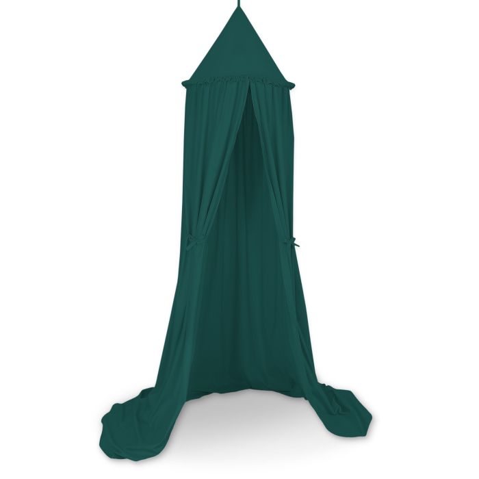 Dosel de algodón My Sweet Baby para habitación infantil - Verde botella