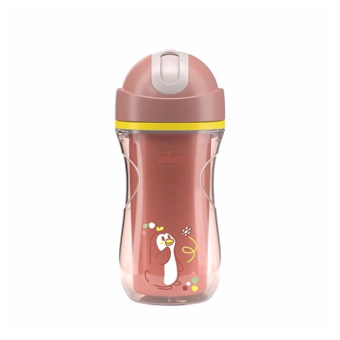 Taza Térmica Chicco 266ml con Pajita para Bebés