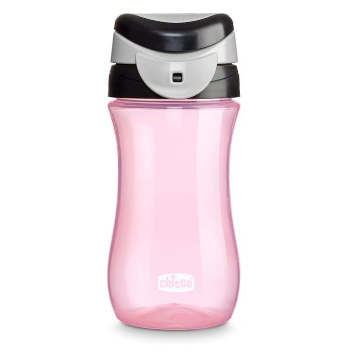 Vaso de entrenamiento Chicco rosa con boquilla dura