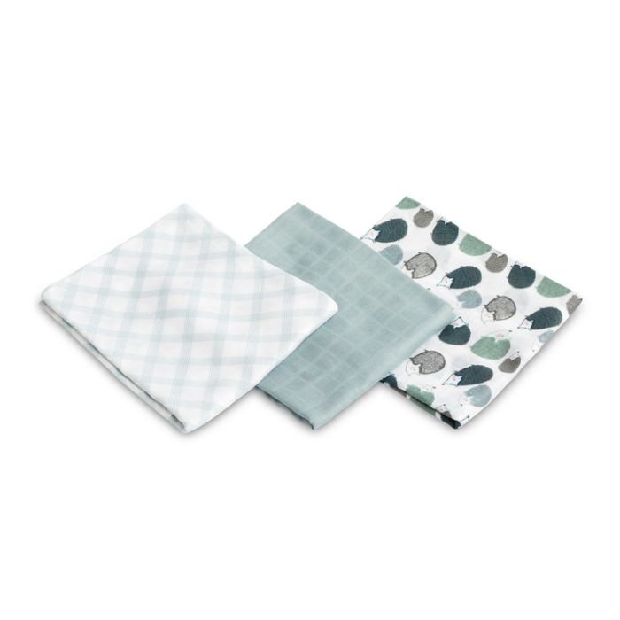 Pañales de Bambú Sensillo 3 Pack Erizo Azul - Cuidado Natural