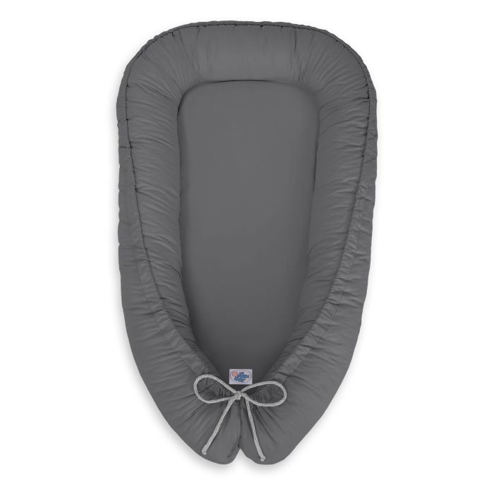 Cocoon doble cara premium para bebés My Sweet Baby - Antracita