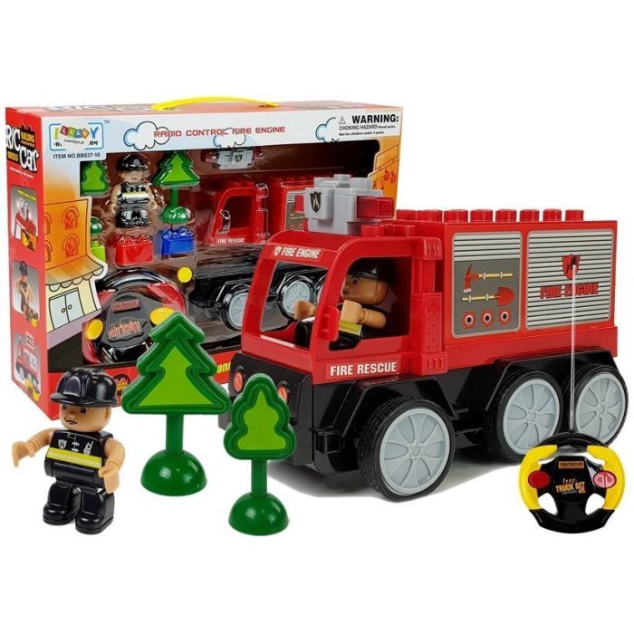 Camión de Bomberos R/C con Control Remoto para Niños