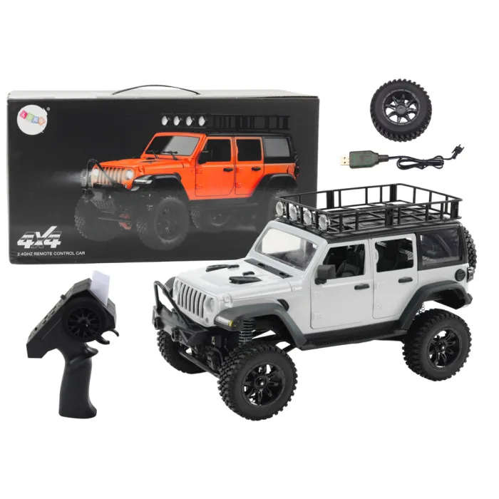 Vehículo Todo Terreno RC 4x4 Control Remoto Gris