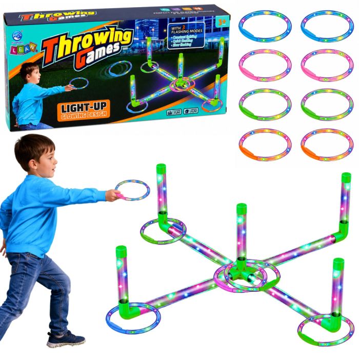 Juego de Habilidad Ringo LED Infantil con Aros Luminosos