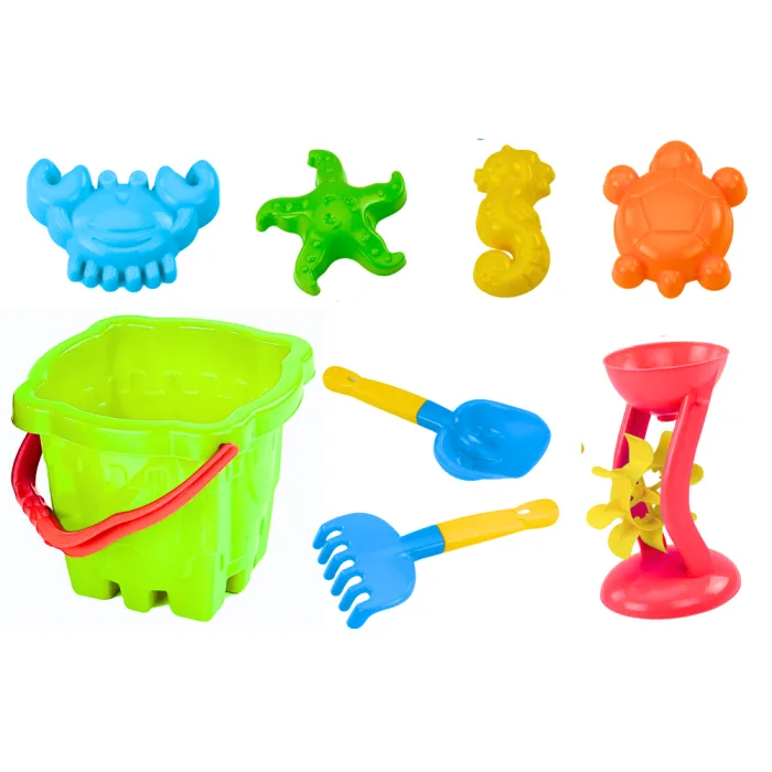 Juego de Arena Set Cubo Castillo 9 Elementos