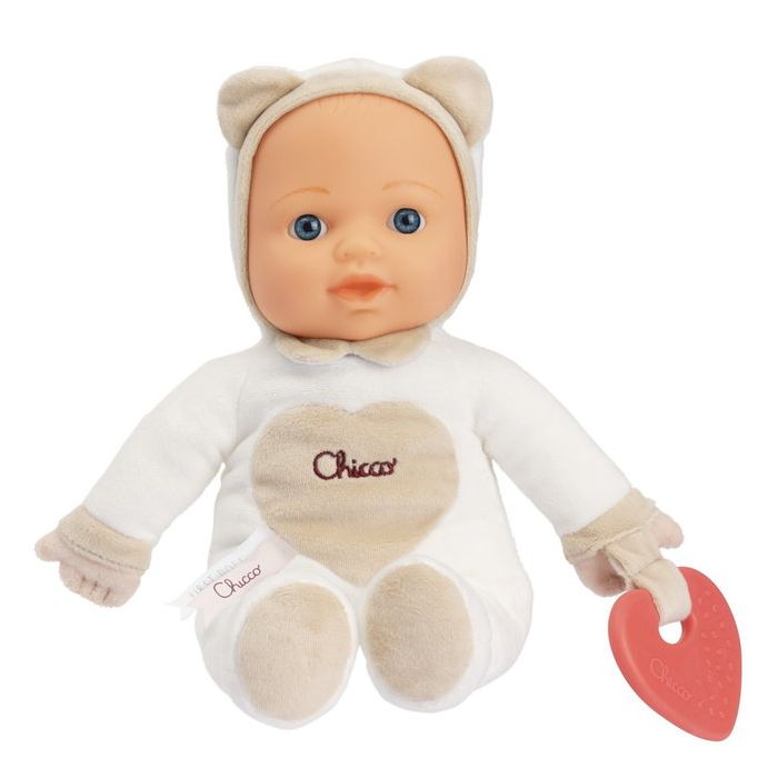 Muñeca My First Chicco en color beige con textura suave