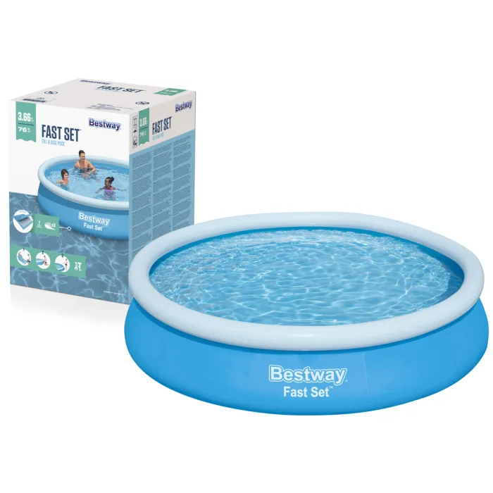 Piscina de Jardín Bestway 366 x 76 cm con Montaje Rápido
