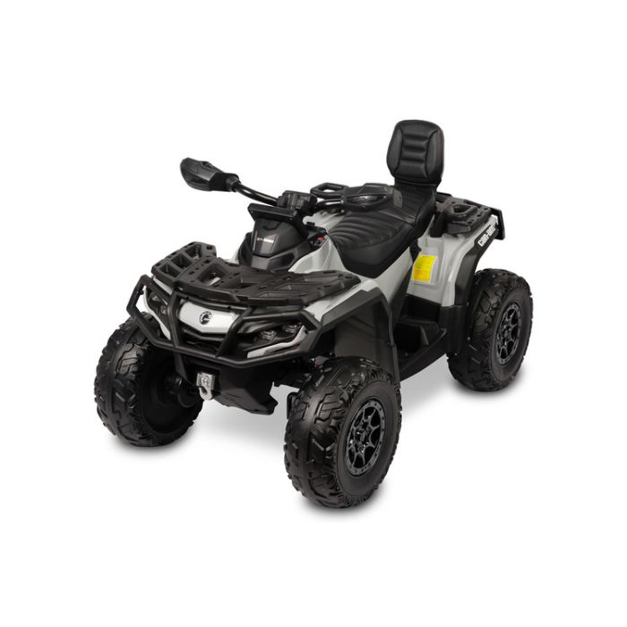 Quad Can-Am Outlander Toyz en color gris, perfecto para niños
