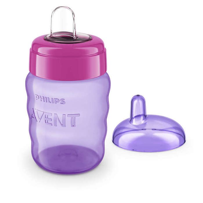 Vaso antivuelco Philips avent Classic Cup 9+ en color púrpura