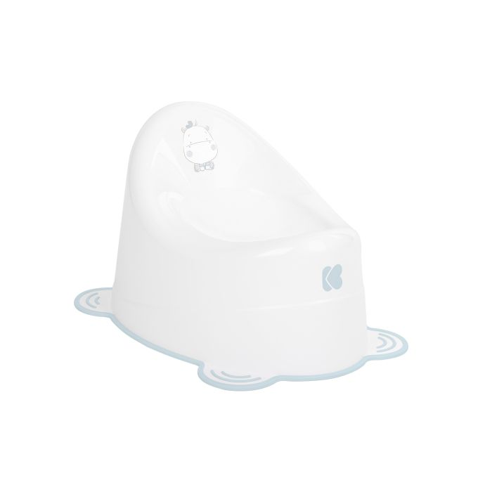 Orinal Antideslizante Hippo Azul Kikkaboo - Confort y Seguridad
