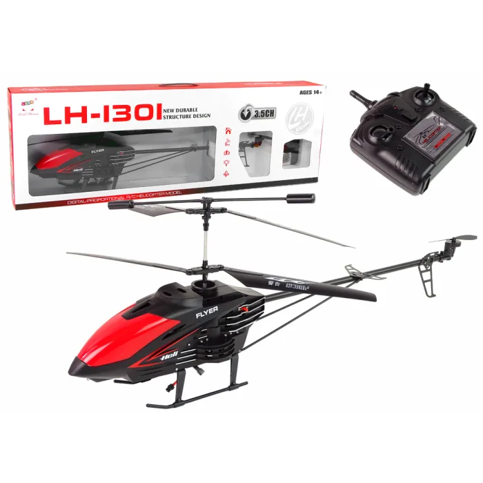 Helicóptero Control Remoto 2.4G Negro LH-1301