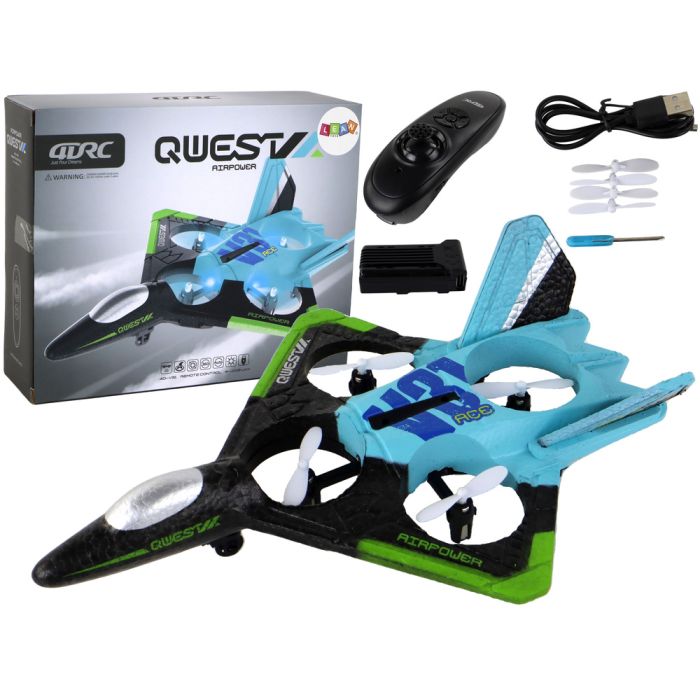 Avión de Caza R/C Azul