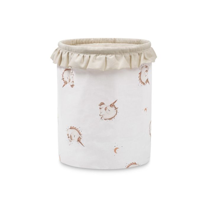 Cesta para Juguetes Unicornio Beige Sensillo - Almacenamiento Infantil