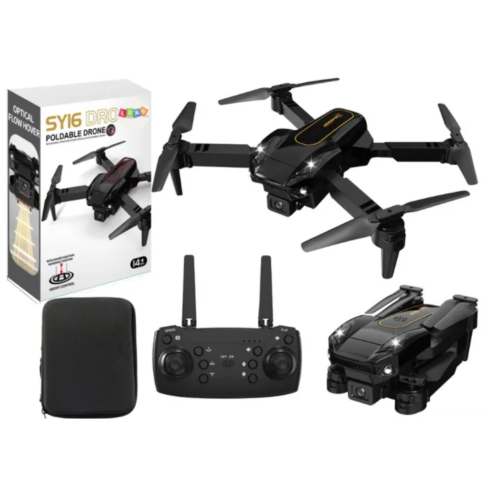 Dron Control Remoto con Cámara 4K SY16 - Estuche Negro