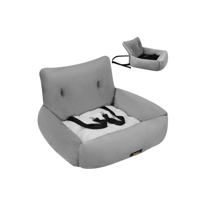 Asiento de Coche para Mascotas Purlov - Seguridad y Comodidad
