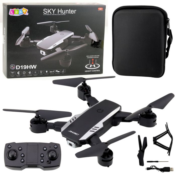 Drone Plegable con Cámara FPV Wi-Fi Sky Hunter D19HW