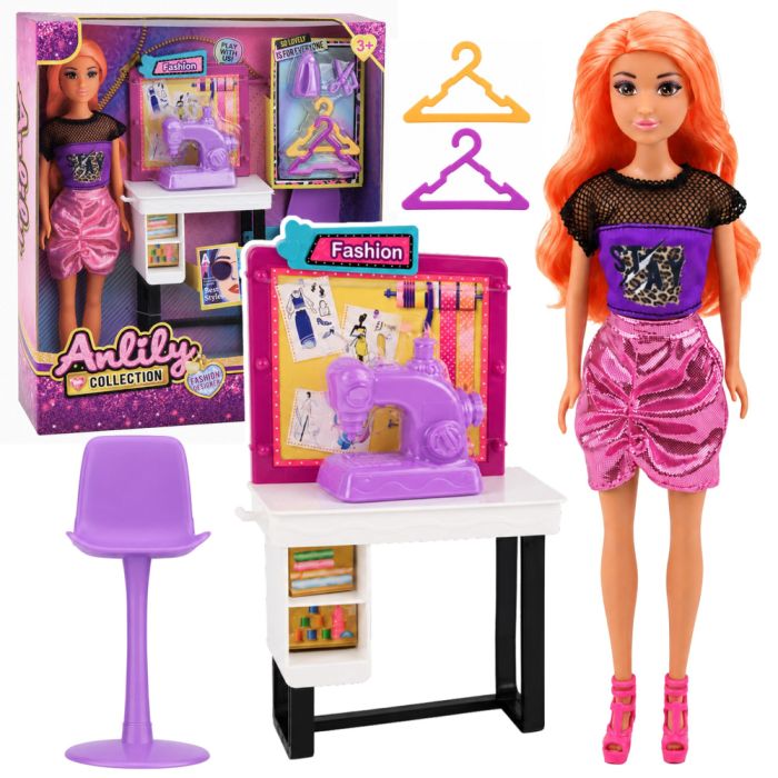 Muñeca Diseñadora de Moda Anlily con Accesorios
