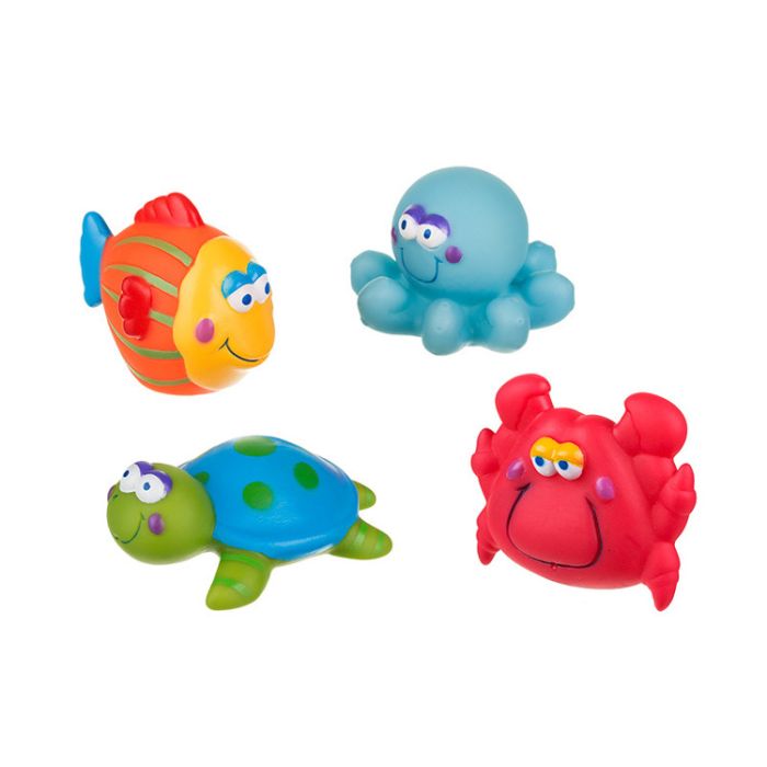 Juguetes de Baño Akuku - Set de 4 Animales Divertidos