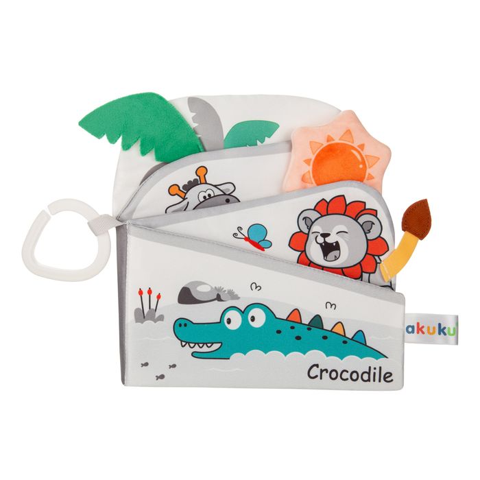 Libro Sensorial Zoo Akuku para Bebés - Desarrollo Divertido