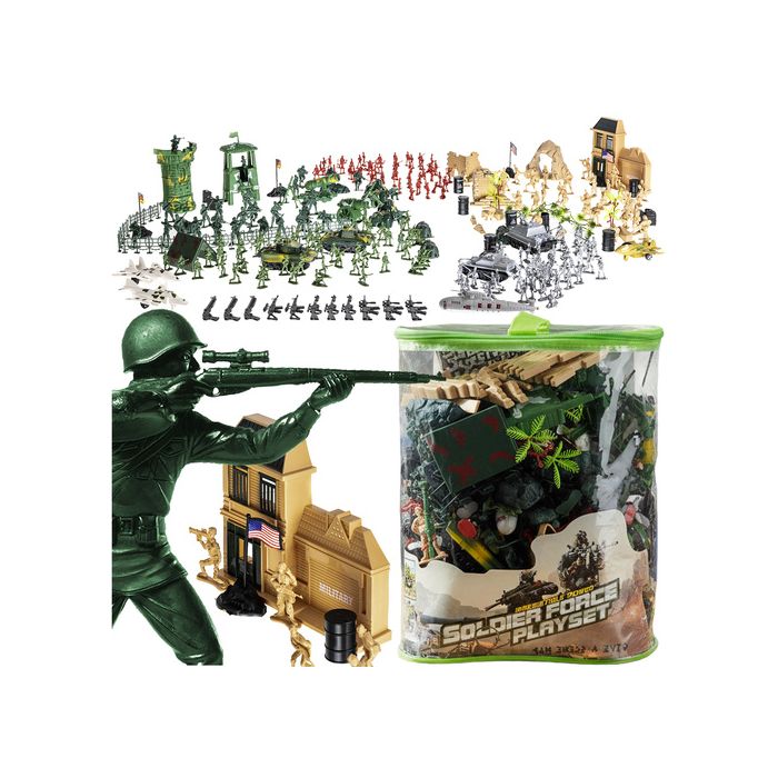 Base Militar 300 Piezas Iso trade - Diversión Asegurada