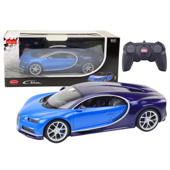 Coche de Control Remoto 1:14 Bugatti Veyron Chiron Azul