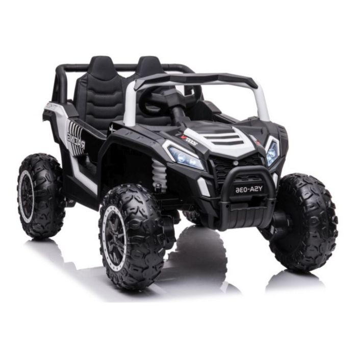 Coche de Batería YSA036 Blanco 4x4 de Lean cars para Bebés