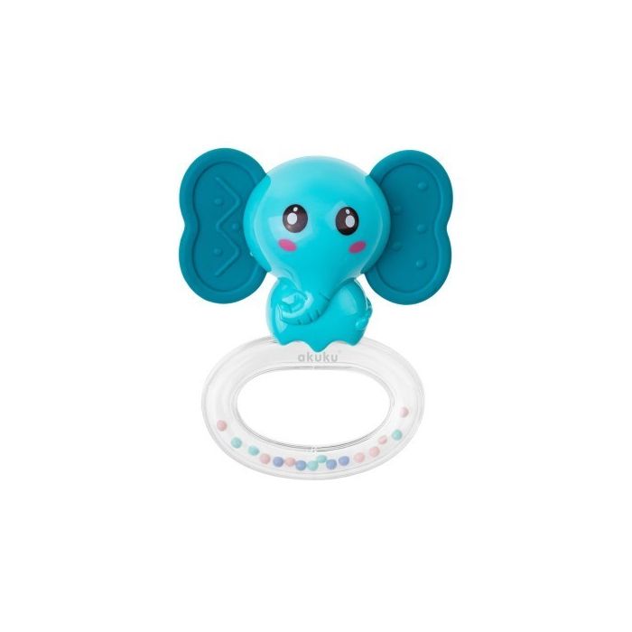 Sonajero mordedor elefante Akuku para bebé