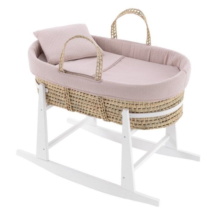 Moisés Palma de Cambrass en color rosa y blanco, diseño elegante y acogedor.
