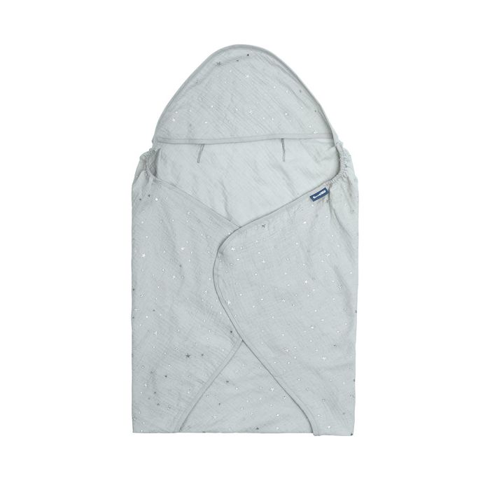 Manta Arrullo Muselina Sensillo 75x75 Gris