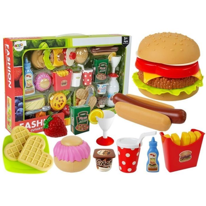 Set de Hamburguesas de Comida Rápida