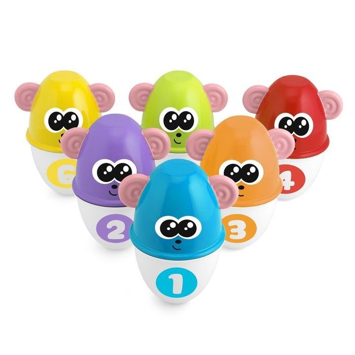 Set de Bolos Coloridos Chicco Toys - Diversión para Bebés