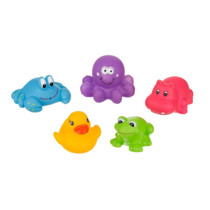 Juguetes de Baño para Bebés Akuku - Set de 5 Animales Divertidos