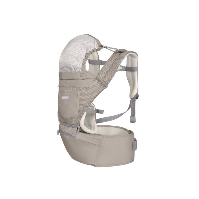 Portabebés 3en1 Chloe Mesh Beige Kikkaboo