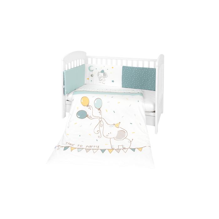 Juego de cama 2 piezas Kikkaboo Elephant Time 70/140