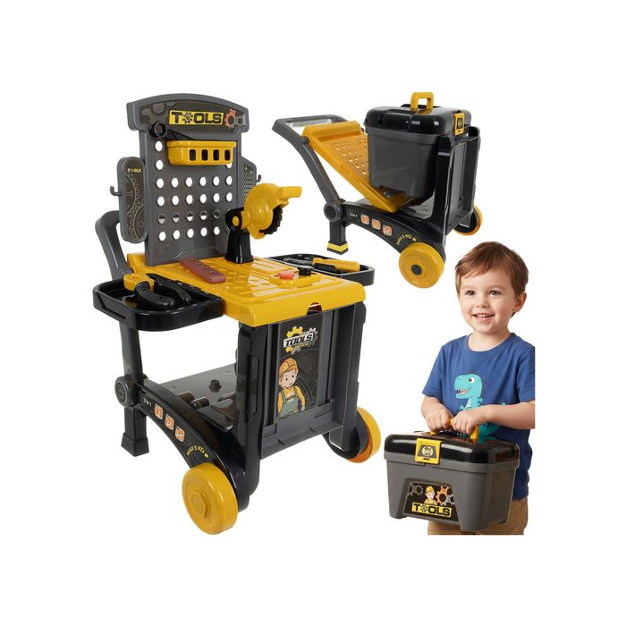 Taller de Juguete 3 en 1 Iso Trade para Niños - 59 Piezas