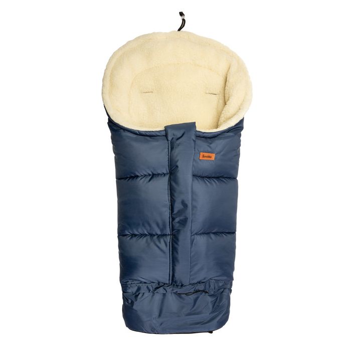 Saco de dormir Sensillo 3 en 1 de lana navy para bebé