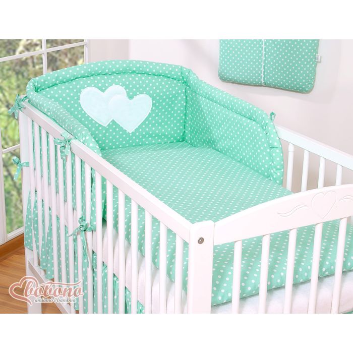 Conjunto de Ropa de Cuna My Sweet Baby - 3 Piezas Corazones