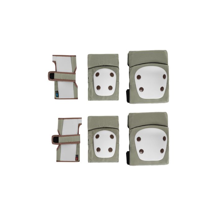 Protectores de Rodillas y Codos Kikkaboo Verde Militar
