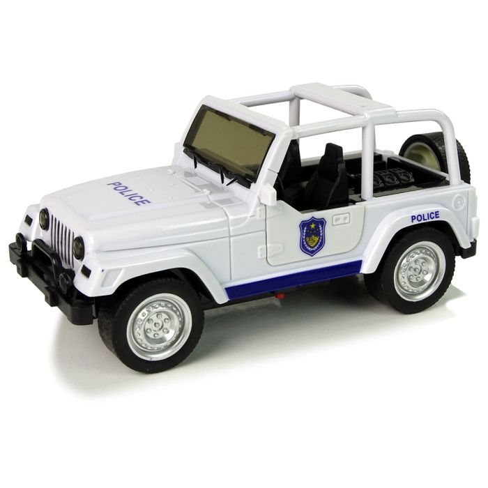 Coche de Policía Todo Terreno Blanco