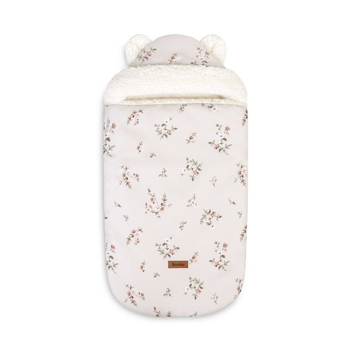 Saco Universal Silla de Coche y Carrito Flowers 80x40 cm