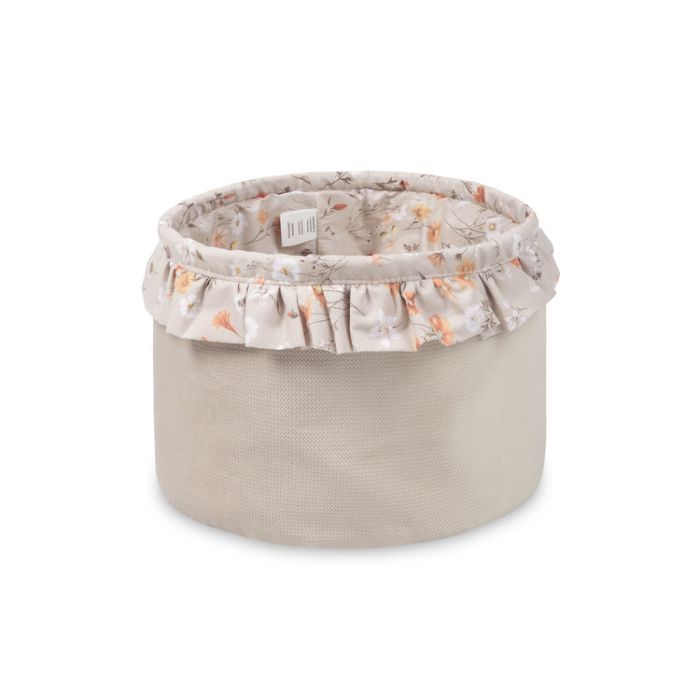 Cesta para Juguetes Infantil Sensillo Bloom Beige