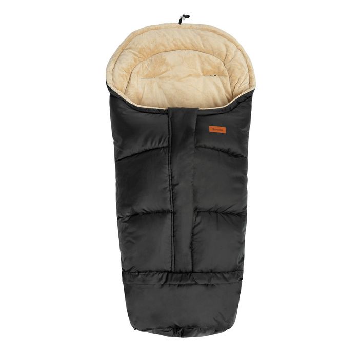 Saco de dormir Sensillo Combi 3 en 1 Minky Negro/Beige