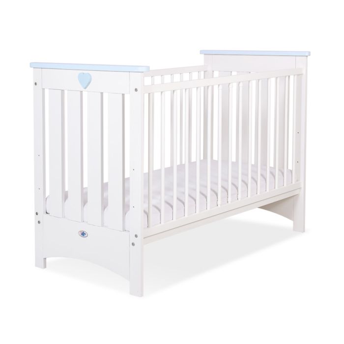 Cuna de Madera My Sweet Baby Lorenzo III 120x60cm - Blanco y Azul