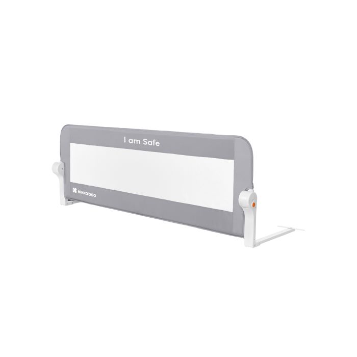 Barrera de cama Kikkaboo I am safe 120cm Gris - Seguridad Infantil