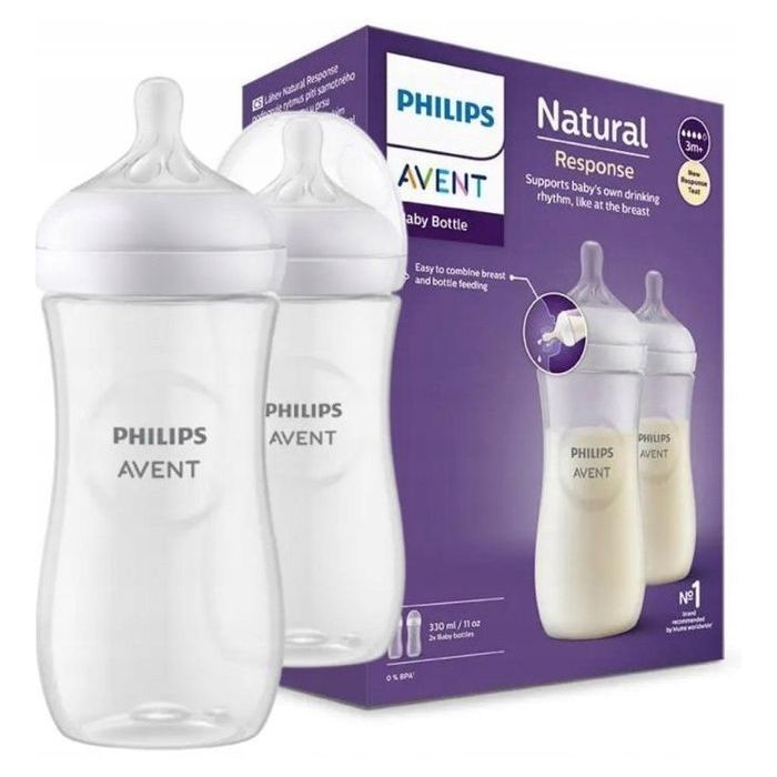 Biberón Philips Avent Natural Response 330ml 2 unidades
