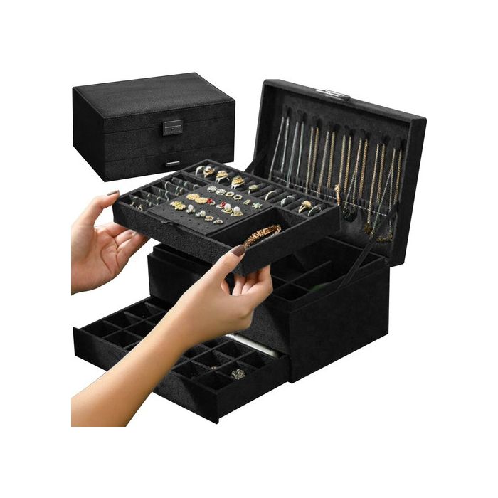 Caja de Joyas Soulima 22262 - Elegante y Espaciosa